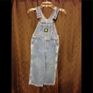 Boys Toddler John Deer Denim Overalls